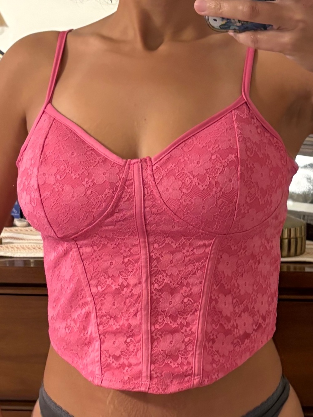 Cute corset inspired cami